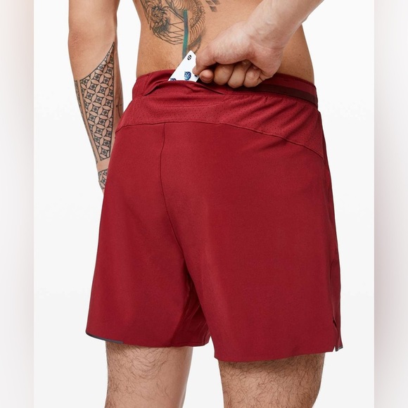 Lululemon Surge Short *Liner 6" Caliente
 Size Small LNC - Picture 1 of 7